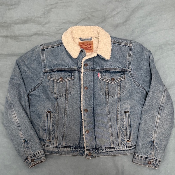 Levi's Jackets & Blazers - Levi’s Sherpa Lined Denim Jacket | Size XL